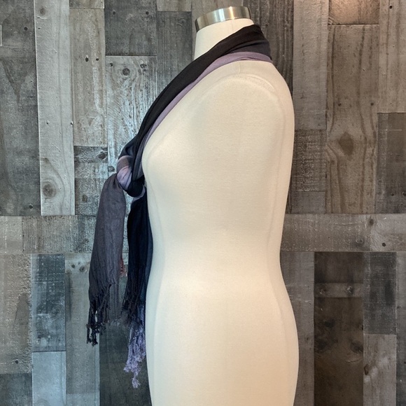 Gorgeous purple ombré scarf pastel whimsigoth lightweight dark feminine witchy - Picture 5 of 8